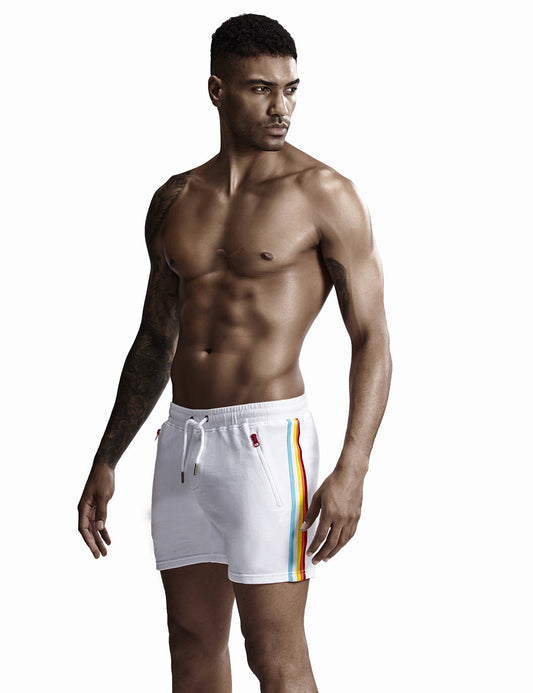 Short Blanc Homme TAUWELL Rainbow