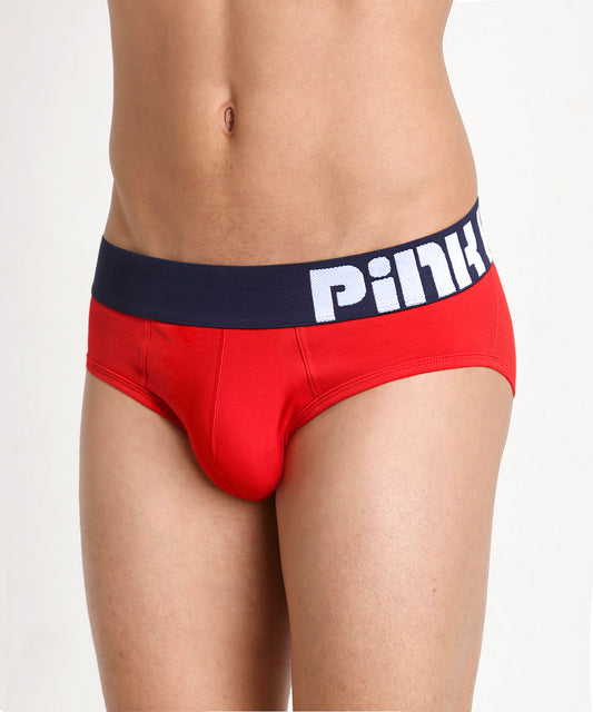 Slip Rouge Homme PINK HERO