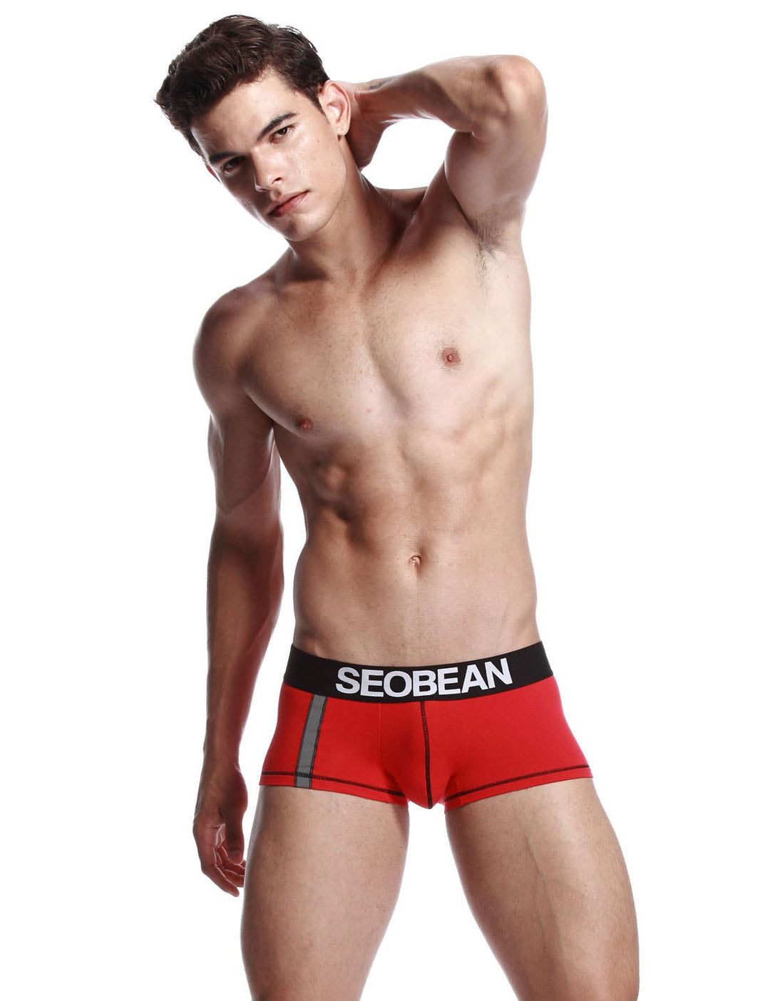 Boxer Rouge Homme SEOBEAN