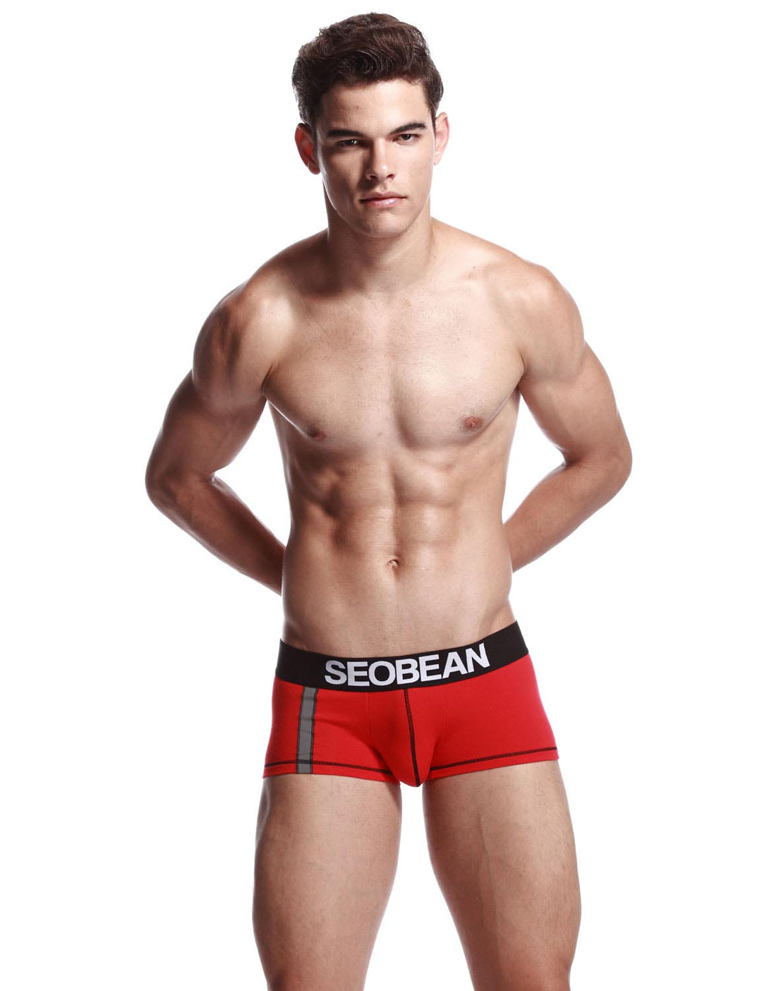 Boxer Rojo Hombre SEOBEAN