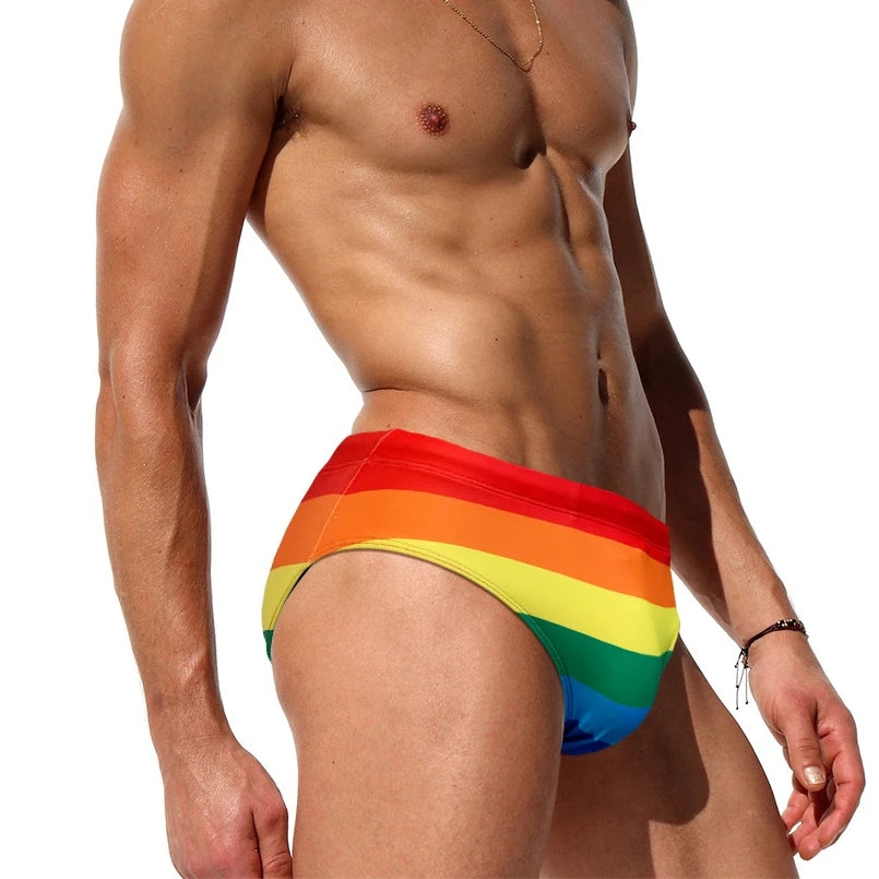 Cueca de Banho JESSBORN Arco-Iris