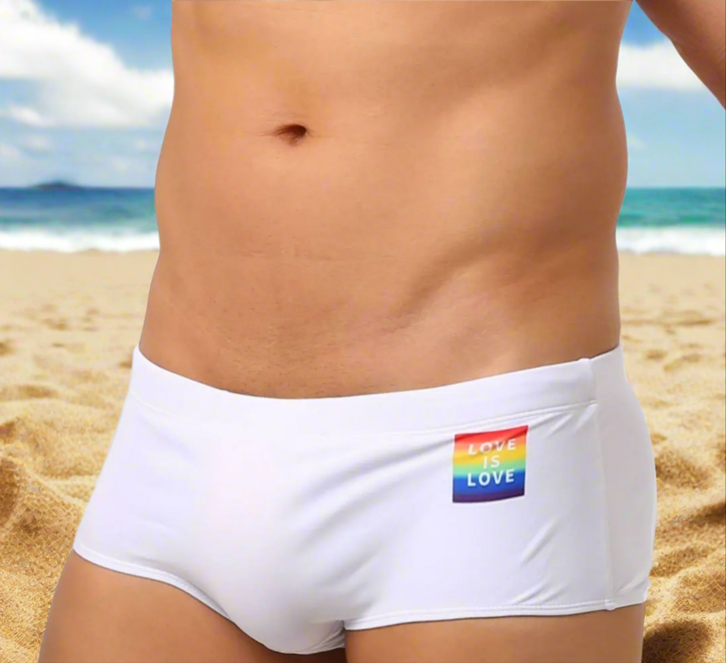  Men's Swimwear Short UXH Rainbow