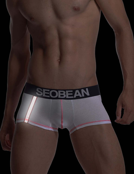 Boxer Blanc Homme SEOBEAN