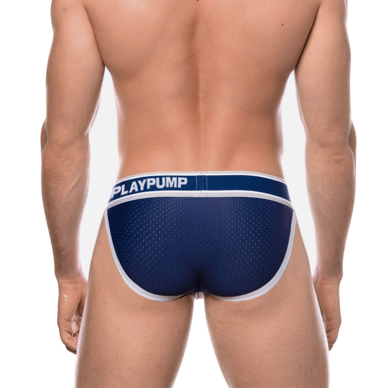 Cueca Cinza/Azul Homem Playpump