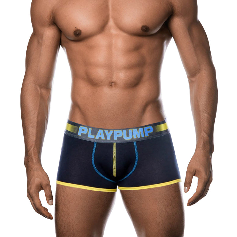 Boxer Noir/Jaune Homme PLAYPUMP