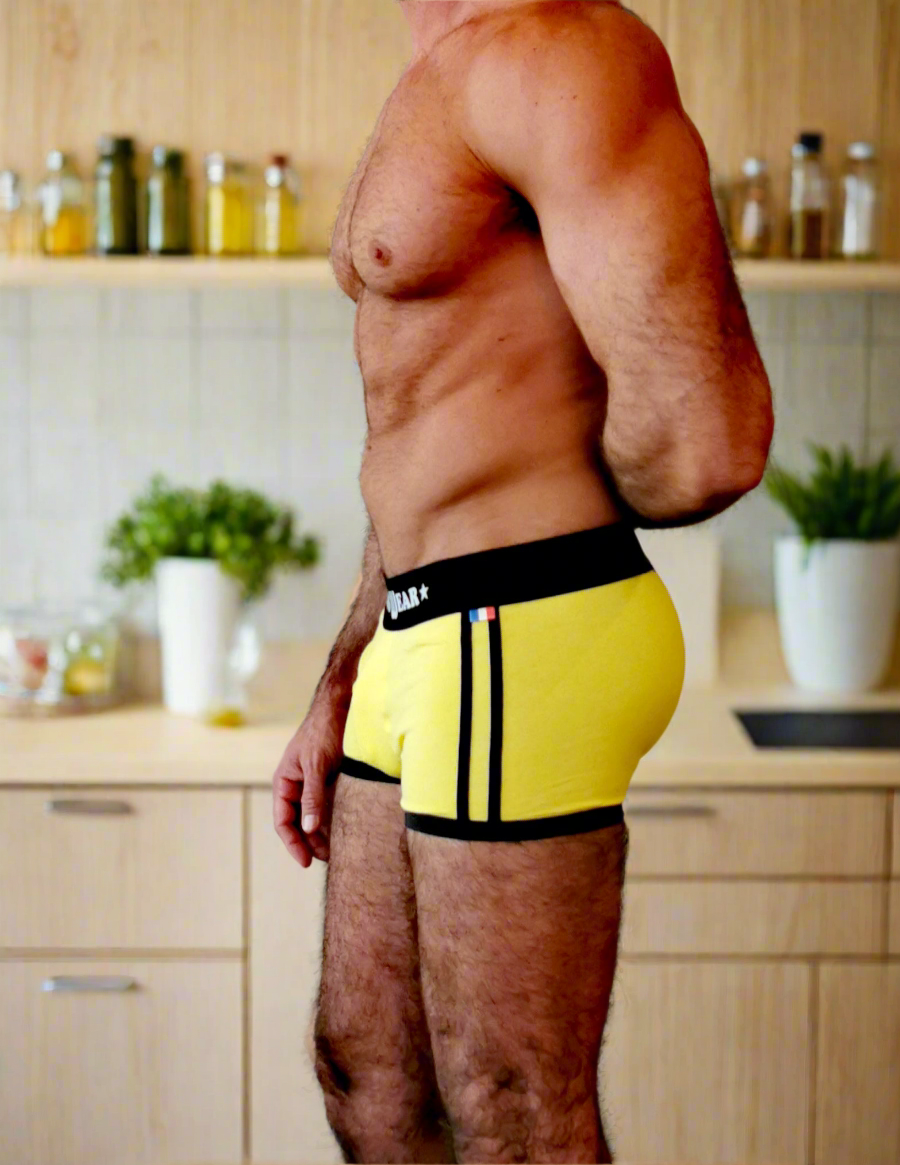 Boxer homme Jaune Eroswear