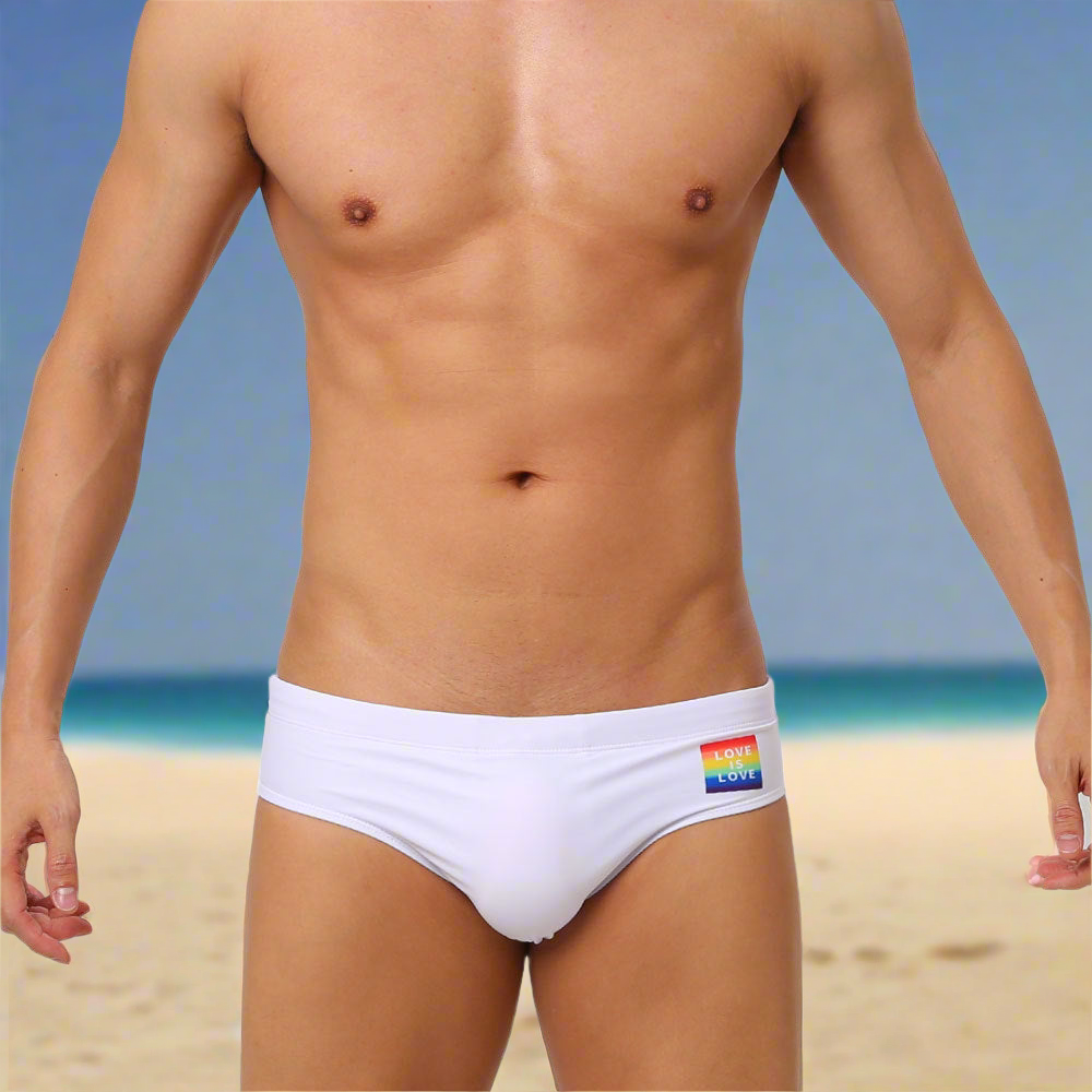 Bañador Blanco para Hombre UXH Rainbow 